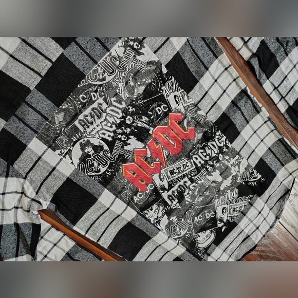 AC/DC Plaid Long Sleeve Shirt - Picture 5 of 5